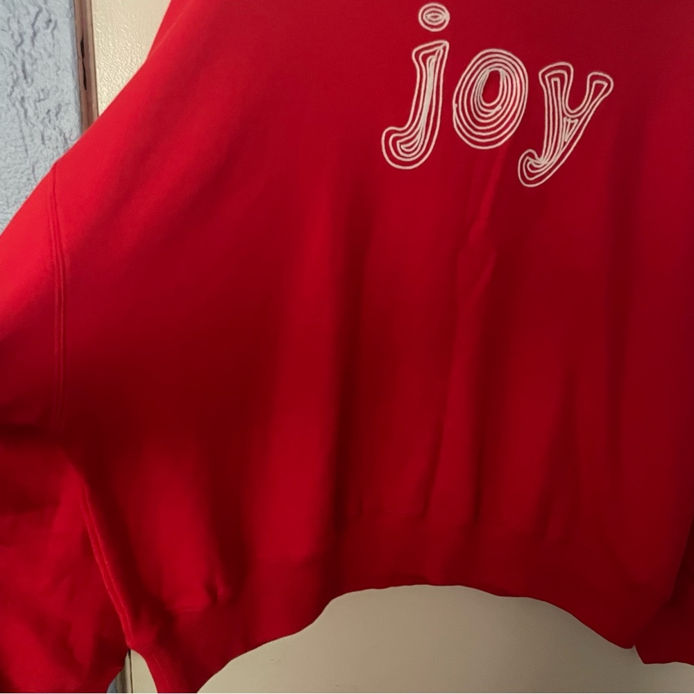 3 for 25! Joy Red‎ Women's Oversized Sweatershirt - Picture 2 of 5